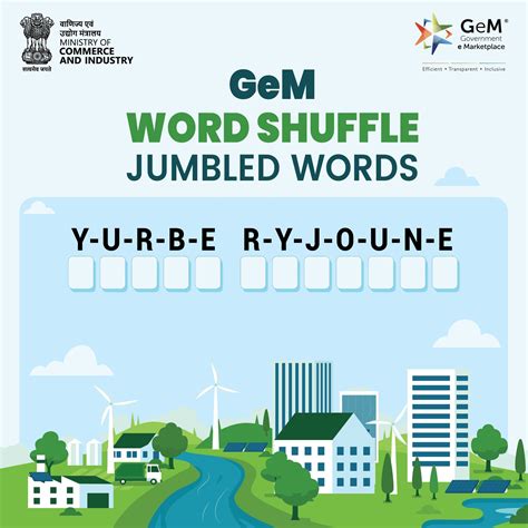 Government - 🌀 GeM Word Shuffle 🌀 Think you know all about GeM? Let’s