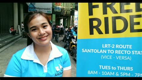 Angkas Tara Na Libreng Sakay Free Ride Youtube