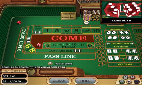 craps dice game how to play