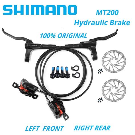 Shimano Freno De Disco Hidr Ulico Para Bicicleta De Monta A Mt200