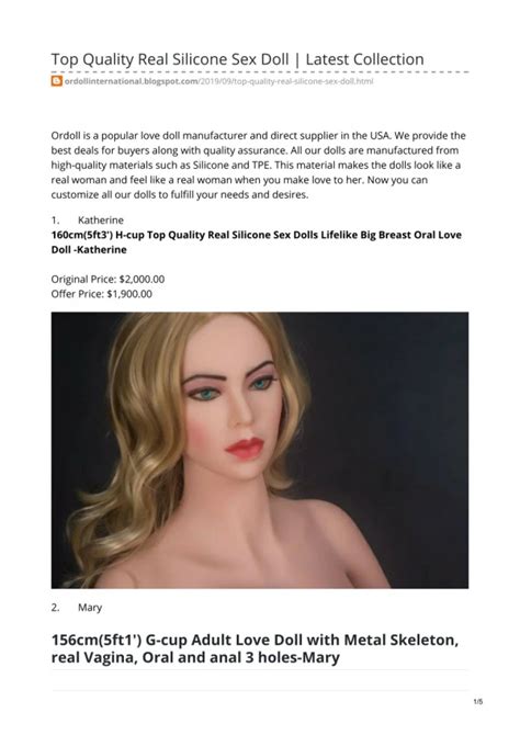 PPT Top Quality Real Silicone Sex Doll Latest Collection PowerPoint