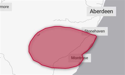 Storm Babet Aberdeenshires Red Weather Warning Extended As New Alerts