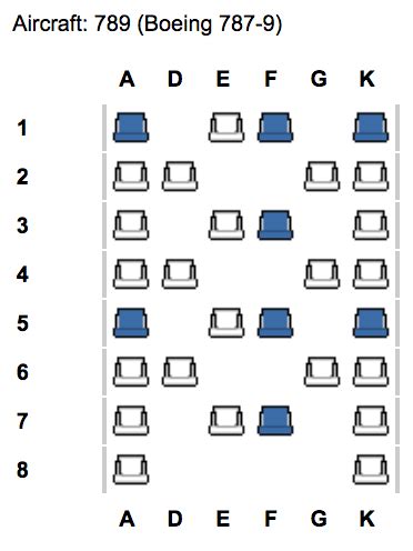 Seat Map Boeing 787 9 Turkish Airlines - Infoupdate.org