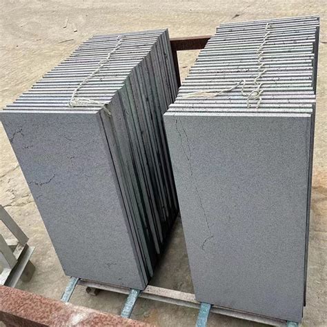 Australian Or New Zealand Market Rough Honed Hainan Black Basalt