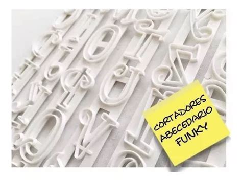 Cortantes Letras Y N Meros Funky Fondant Reposter A Porcelanaria Fria