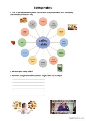 310 Habits English ESL Worksheets Pdf Doc