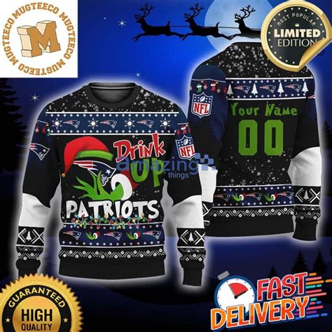 NFL Grinch Fuck Them Miami Dolphins Custom Name Funny Ugly Christmas Sweater Mugteeco