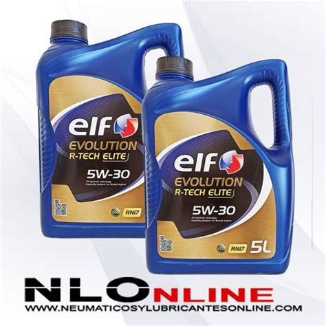 Elf Evolution R Tech Elite 5w30 Rn17 5l Pack X2 5550 € Neumáticos Y Lubricantes On Line Sl