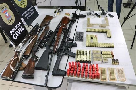 Nova Mutum Derf Apreende Armas E Munições Durante Cumprimento De