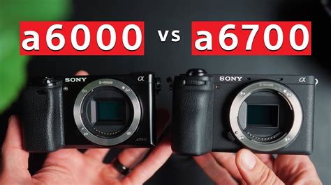 Sony A6000 Vs Sony A6700 OLD Vs NEW YouTube