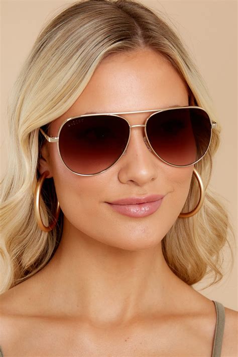 Trendy Sunglasses And Aviators For Women Red Dress