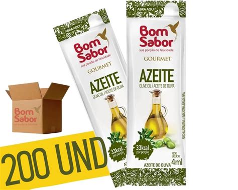 Compre Azeite Bom Sabor 4ml 200 un aqui na Tudo em Sachê A maior