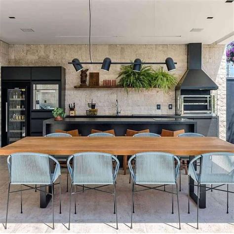 Decoração Para Area Gourmet - +60 Modelos de Área Gourmet para Inspirar sua Decoração