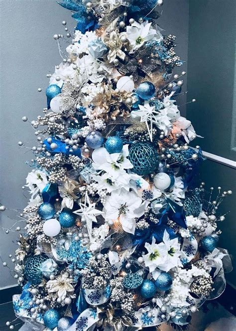 10+ Blue And White Christmas Decorations - DECOOMO