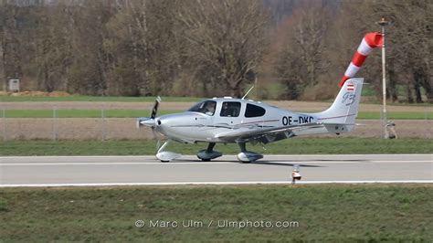 Cirrus Sr22 Gts G3 Oe Dkc Landing Augsburg Airport Youtube