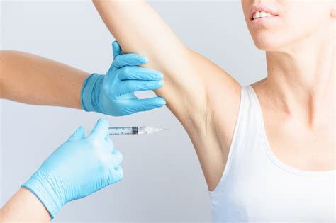 Ботокс в подмышки от пота. Лечение гипергидроза в г. Мытищах