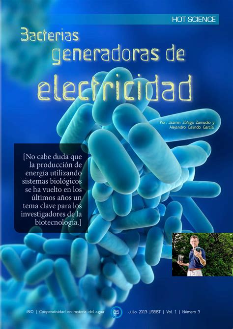 Bacterias generadoras de electricidad Revista de divulgación