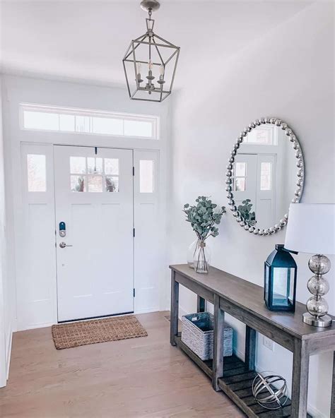 Modern Entryway With Farmhouse Chandlier Soul Lane