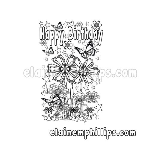 19++ Birthday coloring pages for adults information