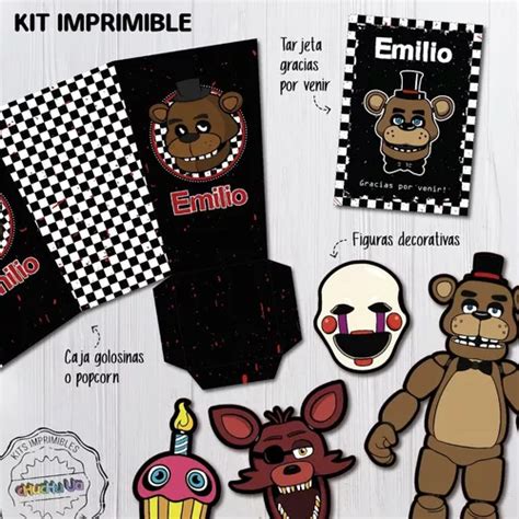 Kit Imprimible Five Nights At Freddys En Venta En Mar Del Plata Bsas Costa Atlántica Por Sólo