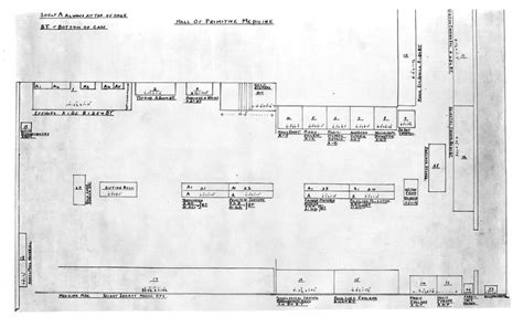 M0004195 Wellcome Museum Plan For Hall Of Primitive Medicine