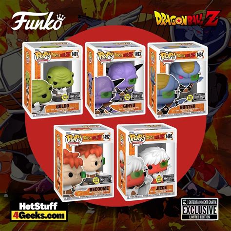 2023 New Dragon Ball Z The Ginyu Force Funko Pops Unveiled