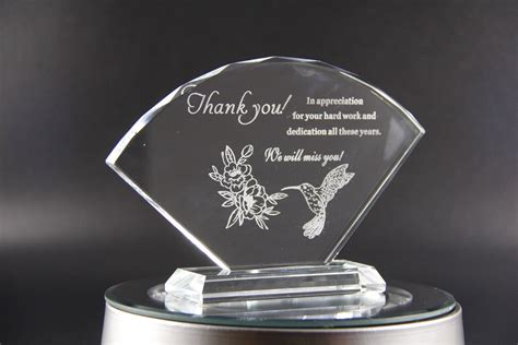 Engraved Plaque Recognition Plaque Thank You Plaque Custom Plaque