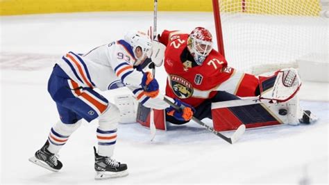 Sergei Bobrovsky Brilliant As Panthers Blank Oilers In Stanley Cup