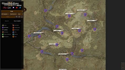 Interactive Map Kingdom Come Deliverance 2 Wiki