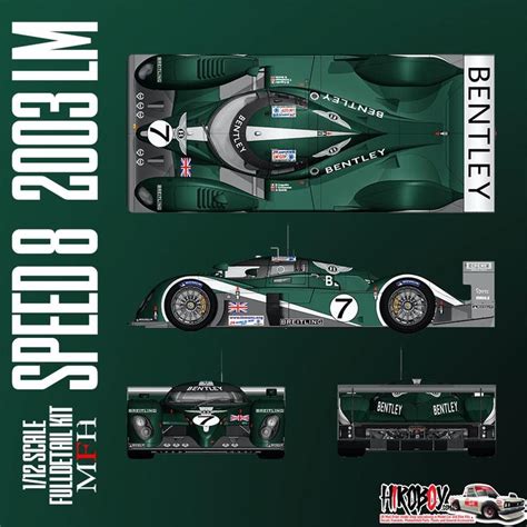 1:12 Bentley Speed 8 - Le Mans 2003 | MFH K739 | Model Factory Hiro