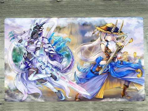 Yu Gi Oh Playmat The Iris Swordsoul Of Mo Ye Tcg Ccg Mat Trading Card