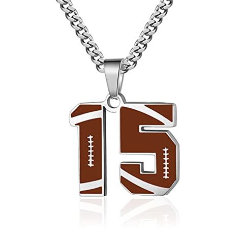 Show Off Your Football Pride With A Personalized Football Necklace With