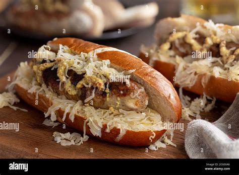 Bratwurst Bun Hi Res Stock Photography And Images Alamy