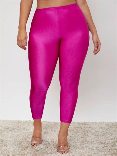 Shein Essnce Plus High Waist Leggings Shein Usa