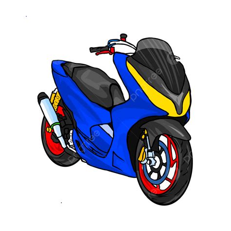 Illustration De Honda Pcx Vecteur Png Honda Honda Pcx Auto Png Et Vecteur Pour