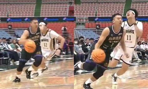 Basketball Top5 影 快訊 場上只能有一個台哥！鄭瑋過人左手直接插眼 黃聰翰中招痛苦倒地