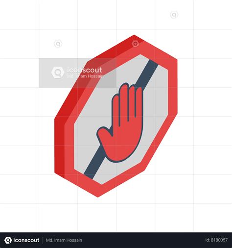 Stop Sign Animated Icon download in JSON, LOTTIE or MP4 format