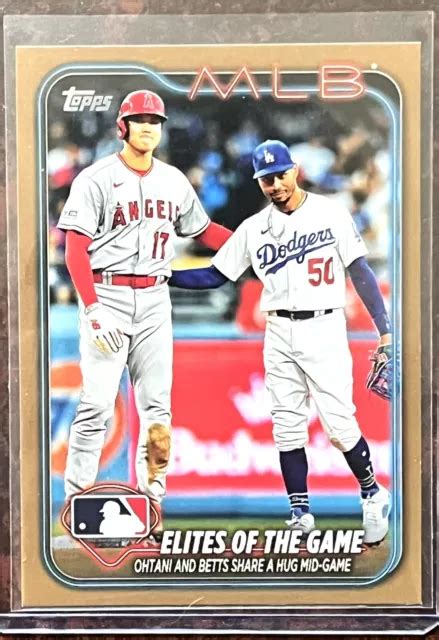 TOPPS 2024 SERIES 1 Elites Of The Game Shohei Ohtani Mookie Betts OR