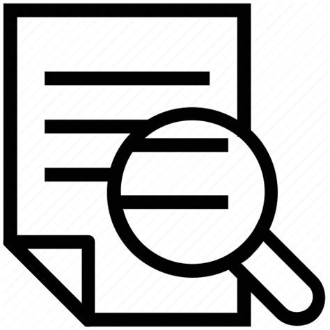 Analysis Data Analysis Magnifying Glass Report Statistics Icon