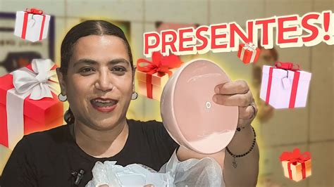 Recebi Presentes De Uma Amiga Muito Especial Youtube