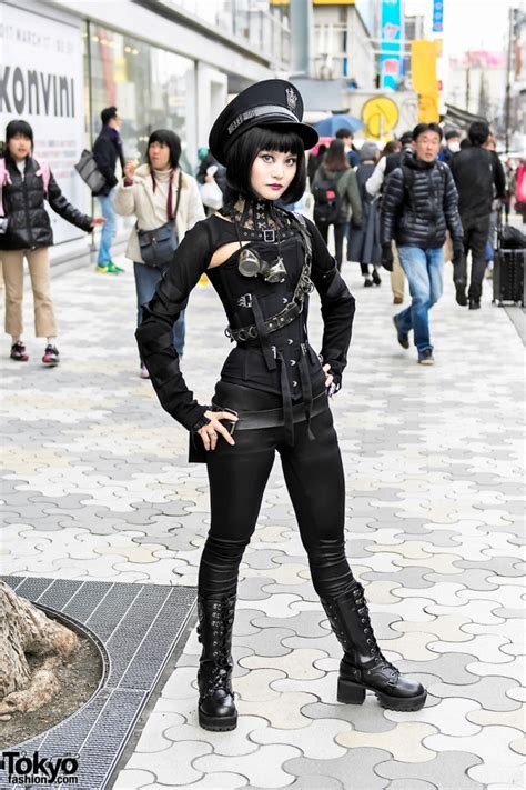 Japanese Steampunk Street Style W Ozz On Pure One Corset Works