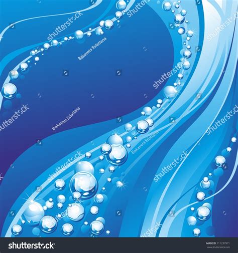 Water Background Vector Illustration Stock Vector (Royalty Free ...