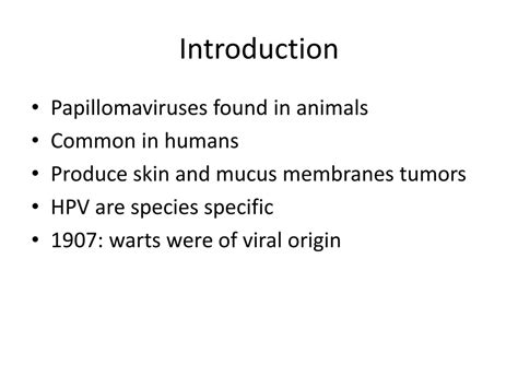 Ppt Human Papillomavirus Powerpoint Presentation Free Download Id578161