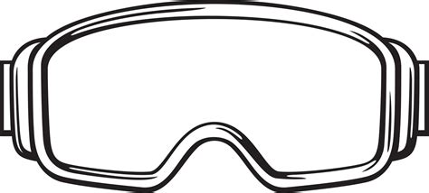 Ski Goggles with - Winter Sport Glasses. Vector Illustration. 17459603 ...