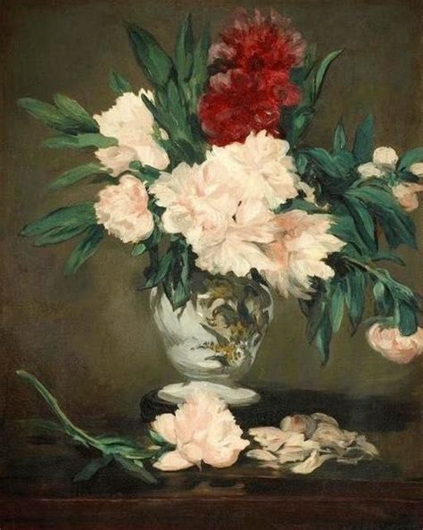 Edouard Manet Le Vase De Pivoines Tableau De Et Peinture De Manet