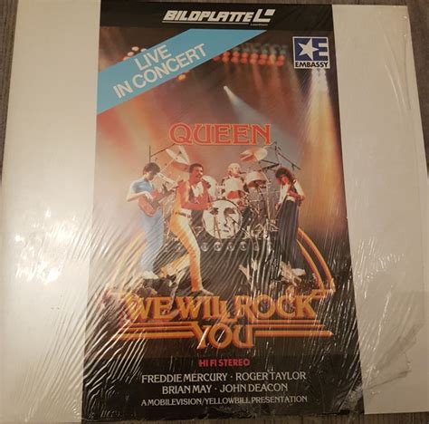 Queen – We Will Rock You – Laserdisc (12", Stereo, PAL), 1984 [r10050090] | Discogs