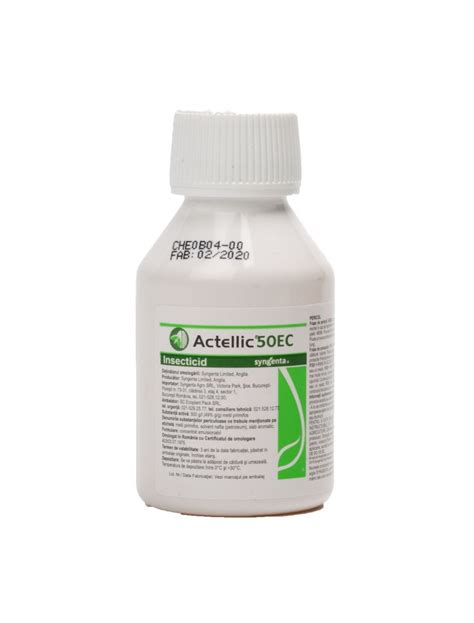 Insecticid Actellic 50 EC 100 Ml Agrobazar Ro