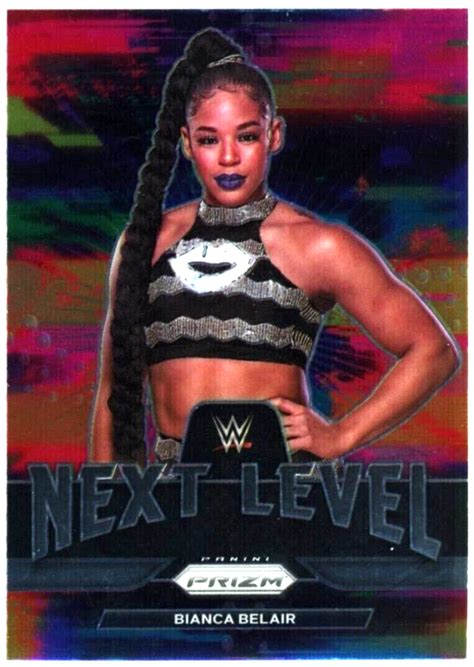 Bianca Belair Panini Prizm Wwe Next Level Insert Ebay