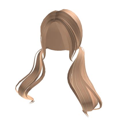 Blonde Low Pigtails Roblox