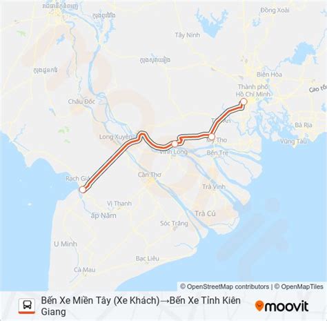 Xe Khách Phương Trang Route Schedules Stops And Maps Bến Xe Miền Tây Xe Khách‎→bến Xe Tỉnh